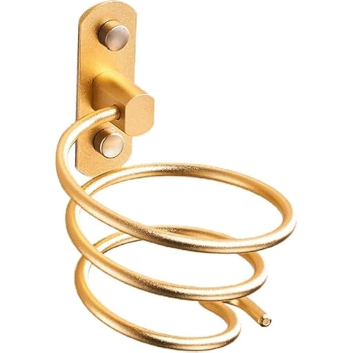 Hair Styling Tools (- Hair Dryer Holder Gold) - Image 1